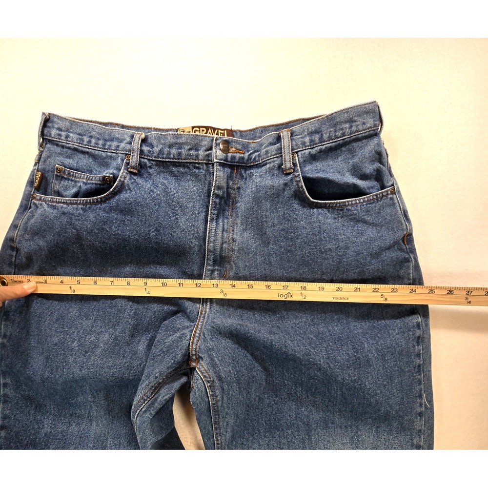 Gravel Gear Relaxed Fit Jeans Mens 40x30 Medium Wash Blue Cotton Denim 142019 - Picture 5 of 13